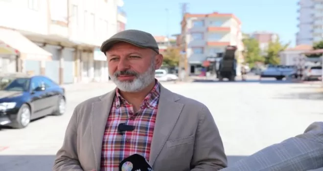 Kayseri Kocasinan’da freze aracıyla asfalt kazılıyor