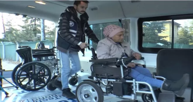 Kayseri Kocasinan’dan engellilere yüz güldüren hizmet