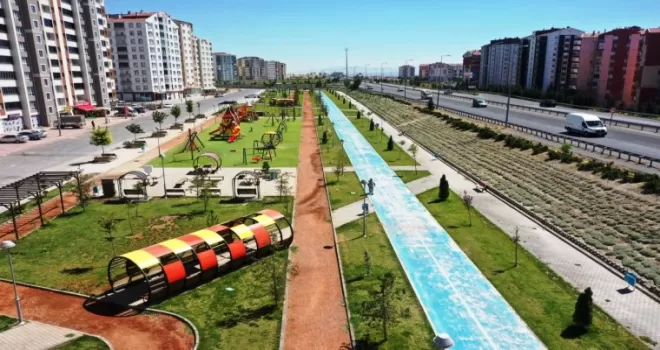 Kayseri Kocasinan farkıyla çocuklara park