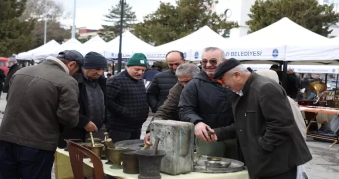 Kayseri Melikgazi’den Antika Pazarı