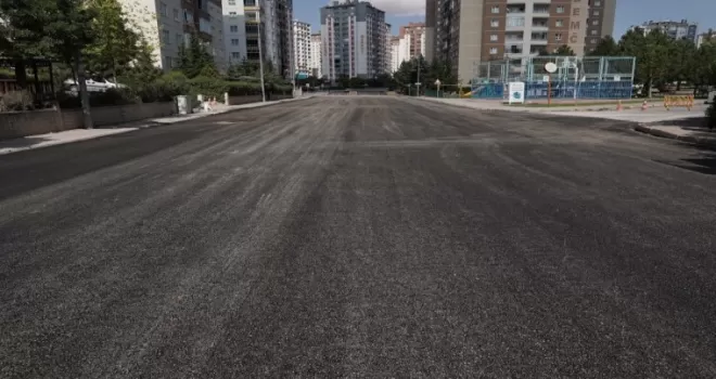 Kayseri Melikgazi’den asfalt mesaisi