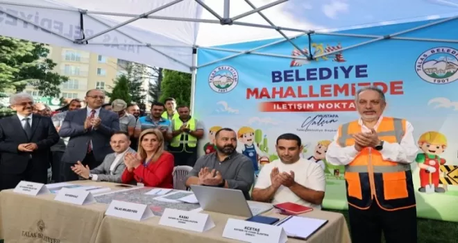 Kayseri Talas’ın ’Belediye Mahallemizde’ uygulamasına övgü