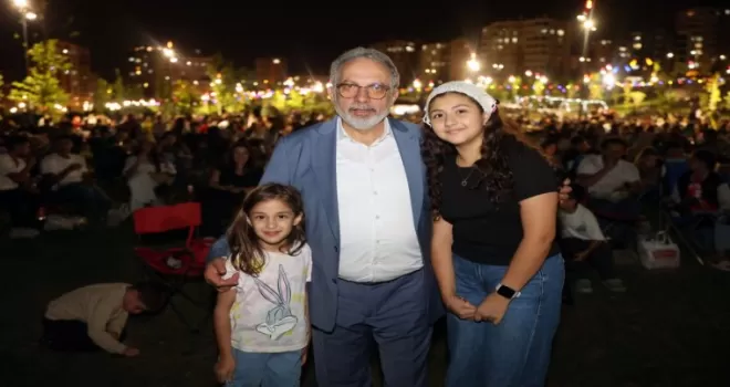 Kayseri Talas’ta Açık Hava’da sinema keyfi