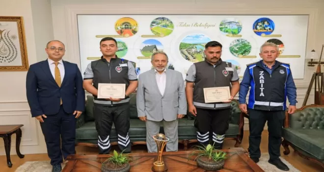 Kayseri Talas’ta dürüstlük ödüllendirildi