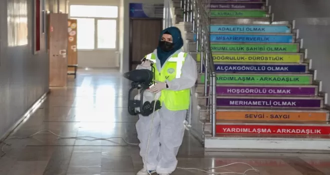 Kayseri Talas’ta eğitimde hijyen seferberliği