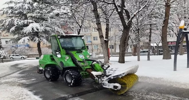 Kayseri Talas’ta kış çalışmaları yeniden başladı