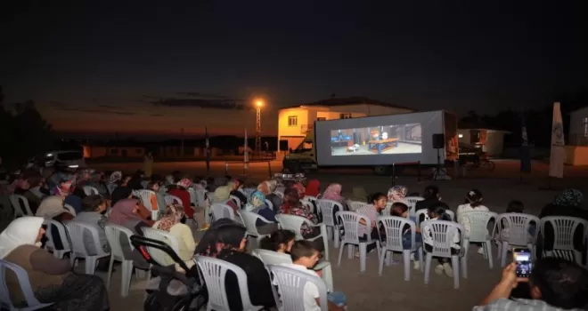 Kayseri Talas’ta ’Püfür Püfür’ yazlık sinema