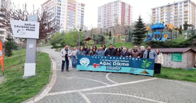 Kayseri Talas’ta ’sağlıklı’ fidan dikimi