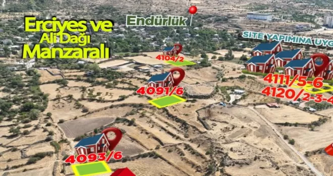 Kayseri Talas’ta villa fırsatı
