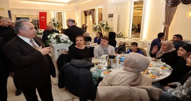 Kayseri Talas’tan şehit ailelerine iftar
