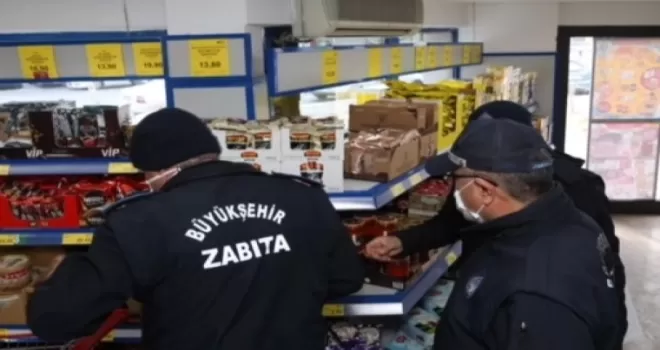 Kayseri zabıtasından sıkı denetim