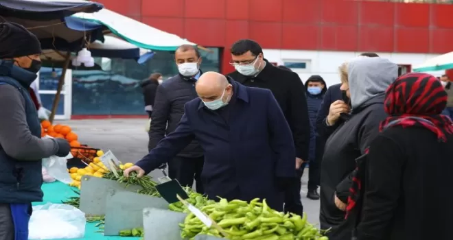 Keçiören Belediye Başkanı Altınok’tan semt pazarlarına denetim
