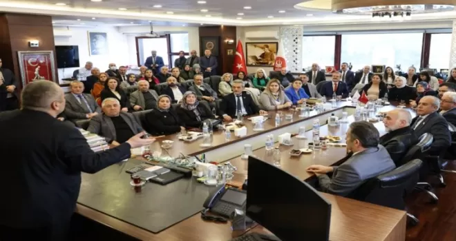 Keçiörenli muhtarlardan Başkan Özarslan’a destek ziyareti