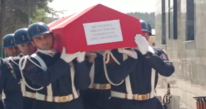 Keşan’da Jandarma Astsubay Erkan Özkan’a son görev