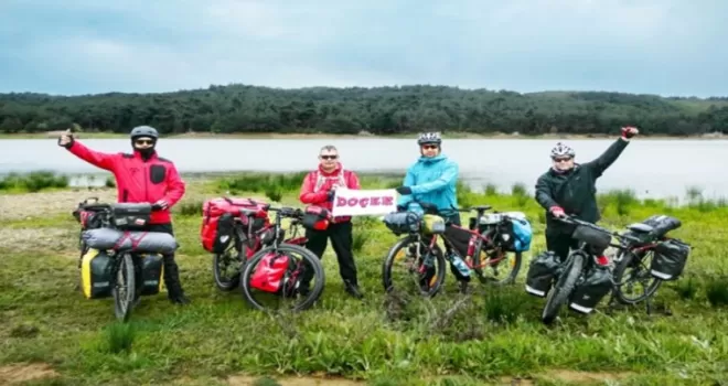 Keşan DOÇEK’ten tarihi pedal yolculuğu