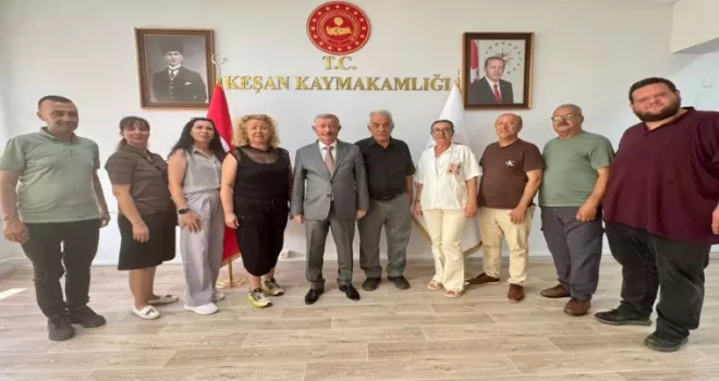 Keşan Kent Konseyi’nden Kaymakam Mercan’a ziyaret