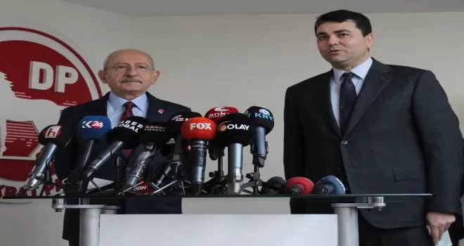 Kılıçdaroğlu, Demokrat Parti Genel Merkezi’ni ziyaret etti