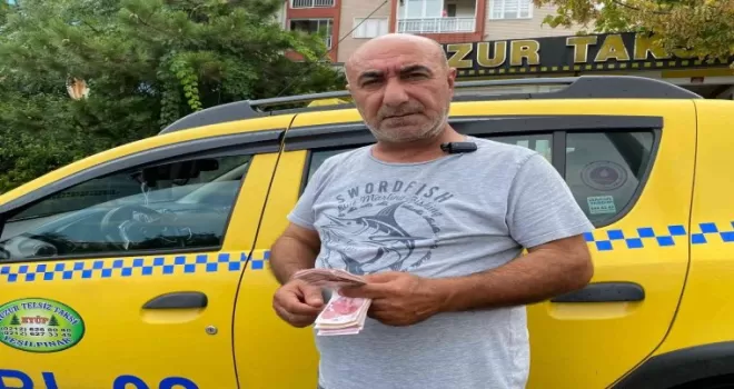 Kirasını ödeyemeyen taksiciden insanlık örneği
