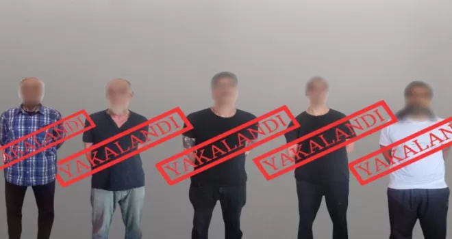 Kırmızı bültenli 5 suçlu daha yakalandı
