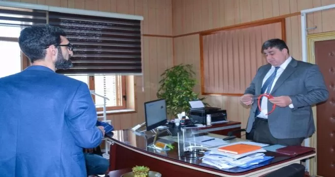 Kişisel koruyucu ekipmanı “yüz siperleri” Sağlık Bakanlığı’na teslim edildi
