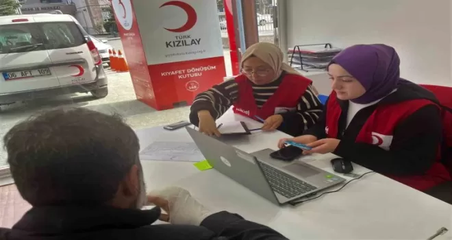 Kızılay’dan afetzedelere 70 milyon değerinde alışveriş kartı
