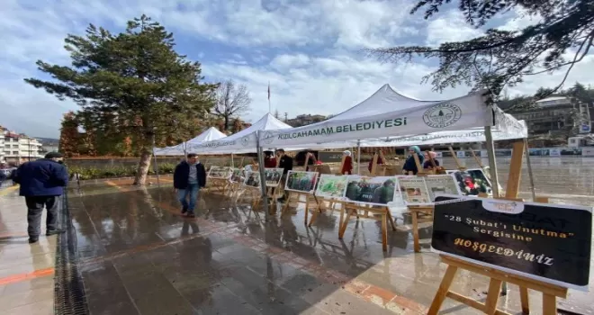 Kızılcahamam’da “28 Şubat’ı Unutma” sergisi açıldı
