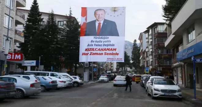 Kızılcahamam’da Erdoğan heyecanı
