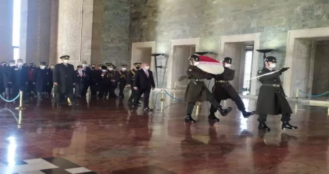 KKTC Ankara Büyükelçisi Köprülü’den Anıtkabir’e ziyaret
