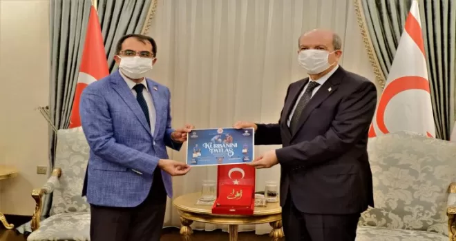 KKTC Cumhurbaşkanı Ersin Tatar kurban vekaletini TDV’ye verdi
