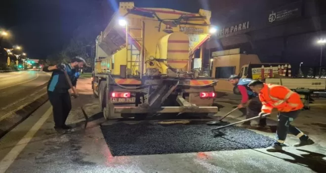 Kocaeli Büyükşehir ekipleri 7x24 çalışıyor