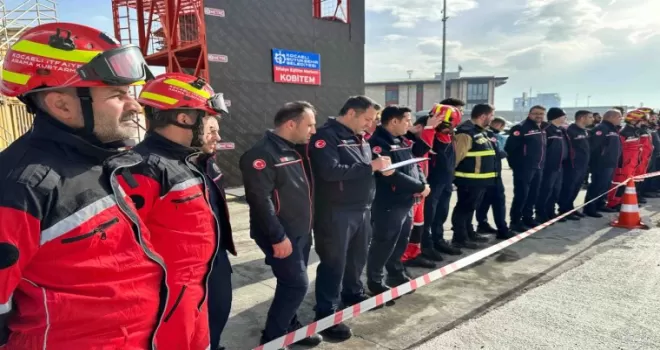 Kocaeli Büyükşehir İtfaiyesi’nden eğitim
