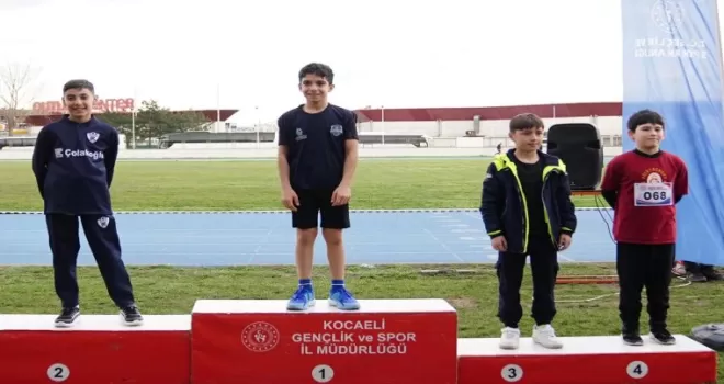 Kocaeli Çayırova’ya atletizmde 2 madalya geldi