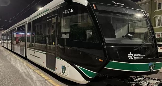 Kocaeli’de 9. tramvay raylara indirildi