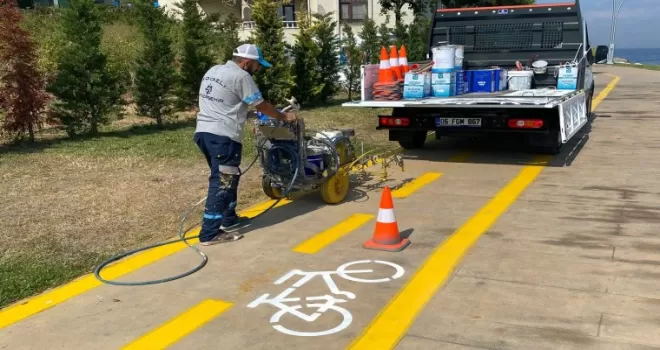 Kocaeli’de bisiklet yolları yeniliyor