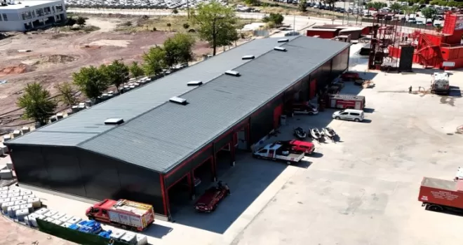 Kocaeli’de İtfaiye Depo Binası tamamlandı