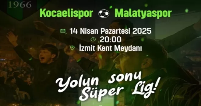 Kocaeli’de kalpler sahada, coşku meydanda