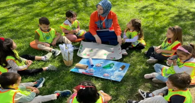 Kocaeli’de minikler oyunla öğrendiler, doğayla bağ kurdular