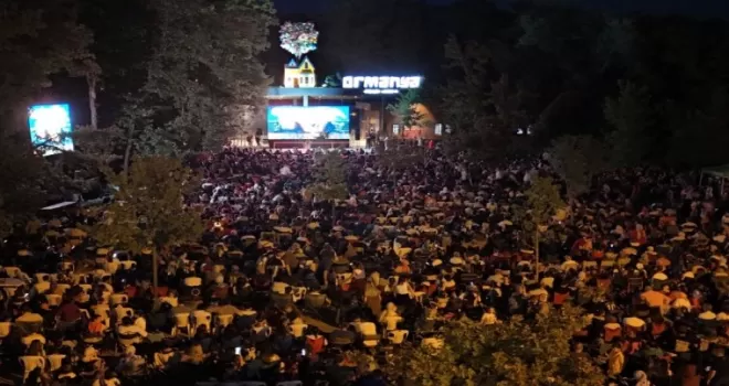 Kocaeli’de Ormanya gece sinemasına rekor katılım