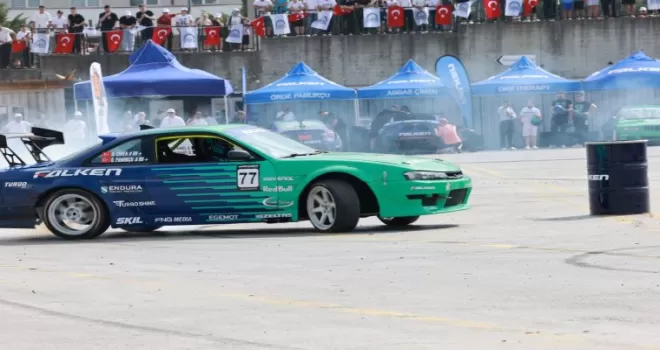 Kocaeli Gebze’de drift heyecanı