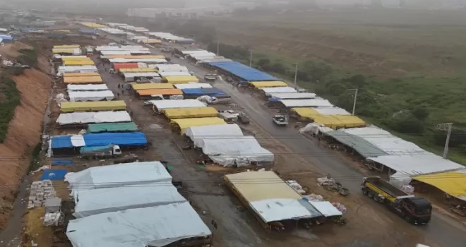 Kocaeli Gebze’de kurban pazarı kuruldu