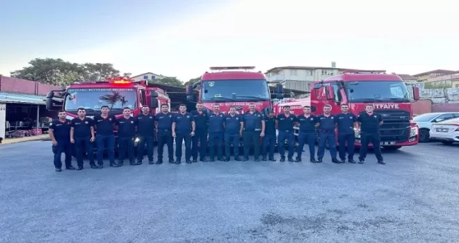 Kocaeli İtfaiyesi Çanakkale’ye gitti