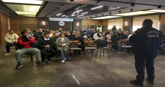 Kocaeli İtfaiyesi’nde eğitimler tam gaz sürüyor