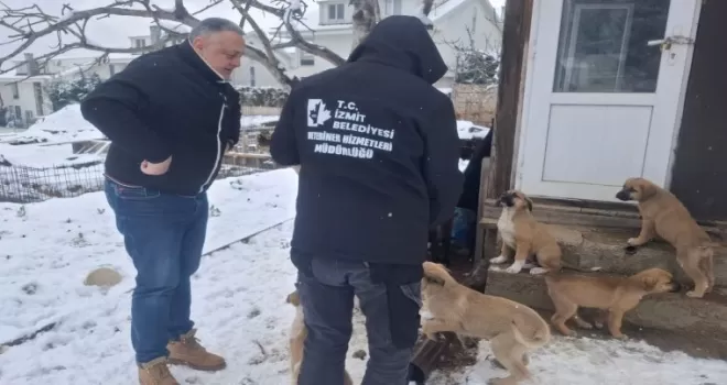 Kocaeli İzmit Belediyesinden soğuk günlerde sıcak destek