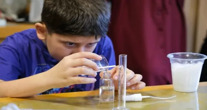 Kocaelili çocuklar ’Okula Bi Mola’da bilimle buluştu