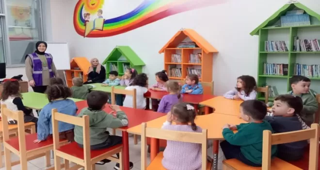 Koceli’de İZGİM Çocuk Kütüphanesi, öğrencileri ağırladı