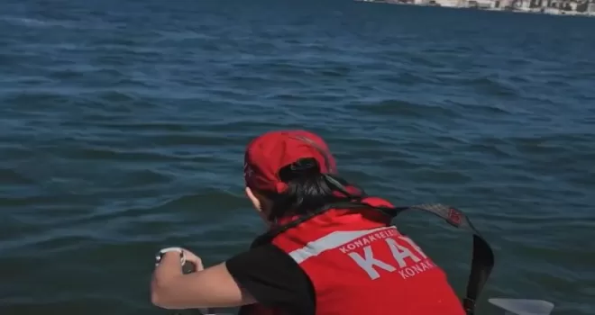 Konak Belediyesi’nden suda arama ve kurtarma eğitimi