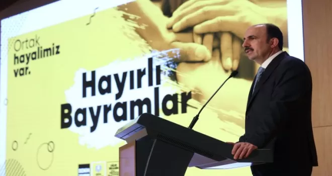 Konya Büyükşehir çalışanları bayramlaştı