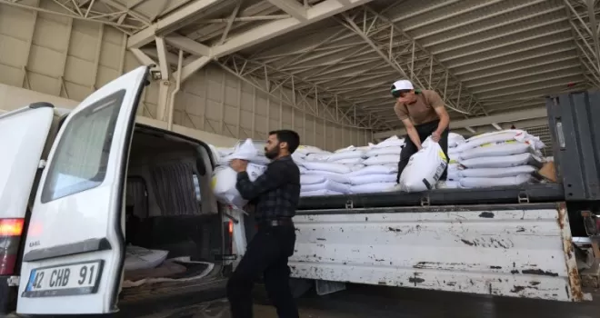 Konya Büyükşehir’den üreticiye tohum desteği