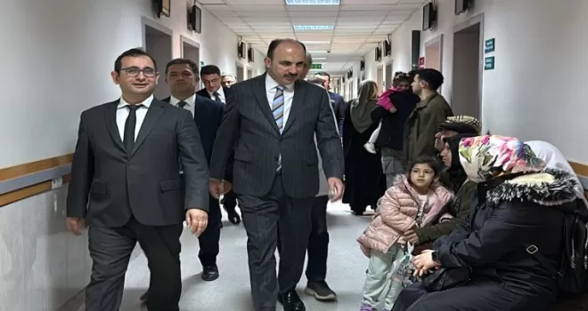 Konya’da Başkan Altay  hastaları ziyaret etti