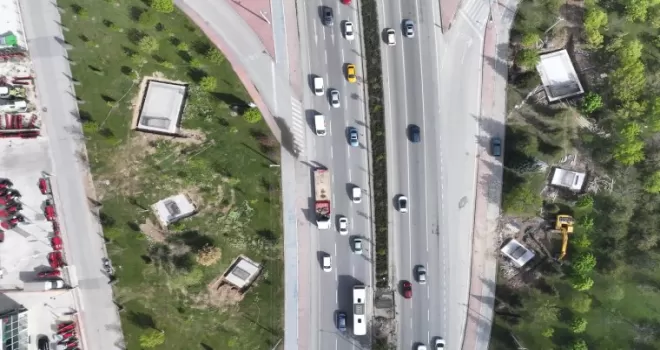 Konya’da MARSAN Girişi’ne Büyükşehir’den yaya üst geçidi
